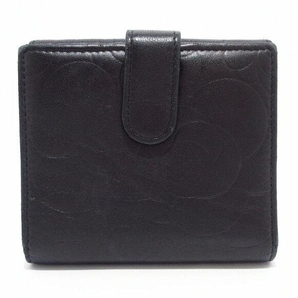 CHANEL Camellia Black Lambskin Double-hook Wallet 246-082325 - Picture 2 of 10